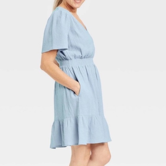 NEW Knox Rose gauzy dress with pockets - Picture 2 of 12